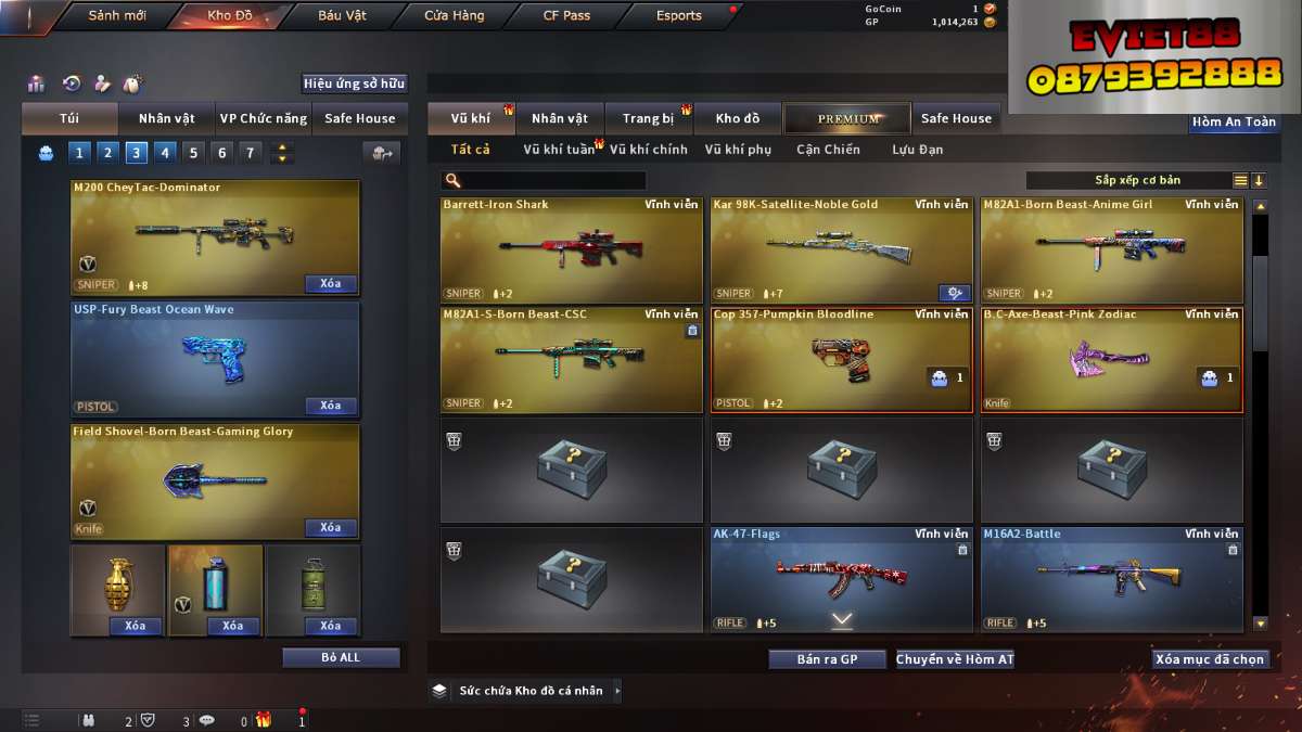 shop acc cf uy tin gia re